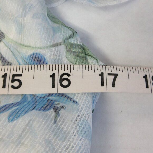 ALEX MARIE Lillian Floral Print Maxi Gown Dress Womens 6 Cap‎ Flutter Sleeve NWT - Picture 14 of 15